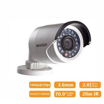 Haikon Ds-2Ce16D0T-Ir 2Mp 3.6Mm Hd-Tvi Analog Bullet Kamera 