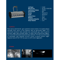 Kamera Ir Spot 220 Volt Yatay 