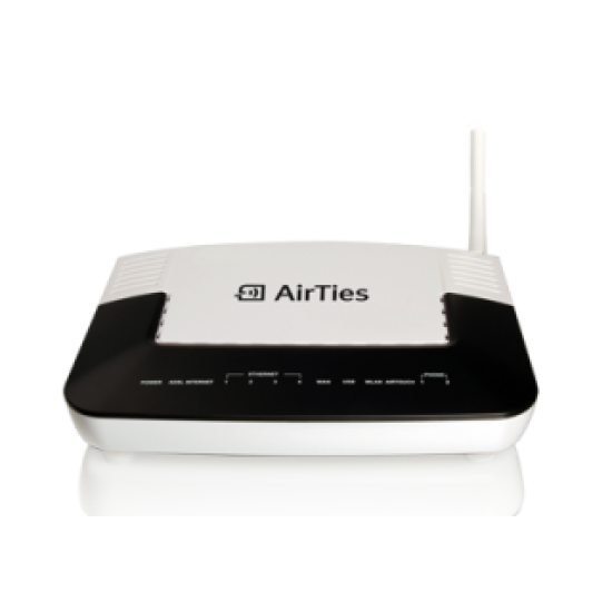 Airties Air 6372 Turkcell Superonline 2Voip Portlu 72 Mbps Kablosuz Adsl2+ Modem