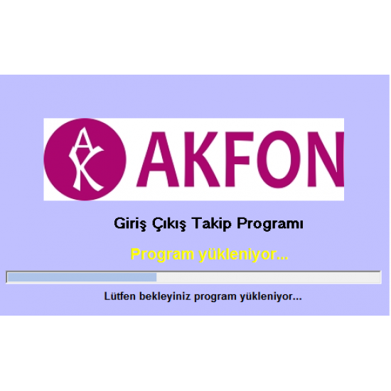 Akfon Giris Cikis Programi