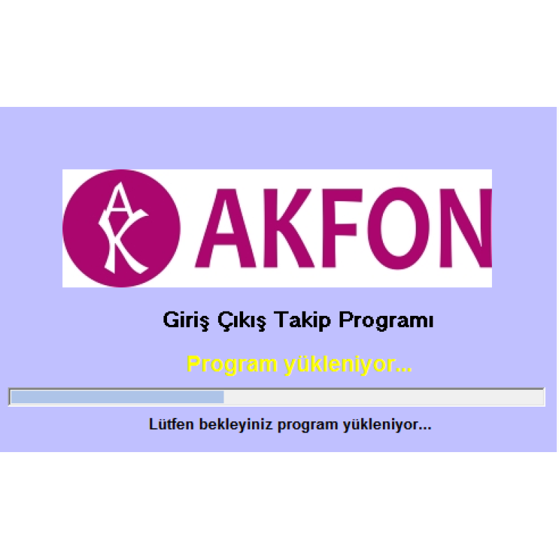 Akfon Giris Cikis Programi fiyat teklifi al