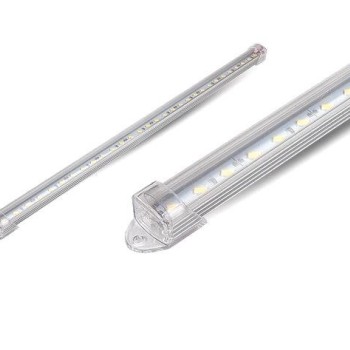 Bar Led 1 Metrelik Alaminyum Boş Kasa Şeffaf Kapaklı 