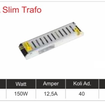 12 Volt 12,5 Amper Slim Trafo 