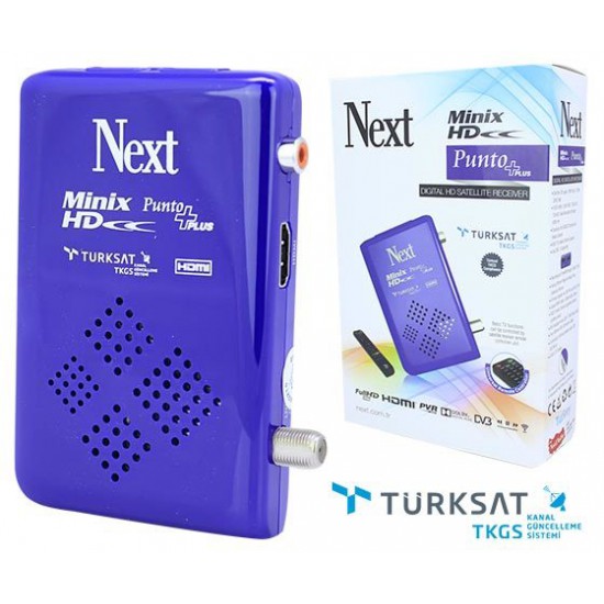 Next Punto -Plus HD Mini Uydu Alıcısı TKGSli