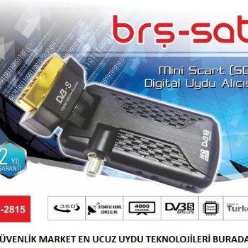 Brş-Sat B-2815 Mini Skart Sd Dijital Uydu Alıcısı Tkgs Özellikli 