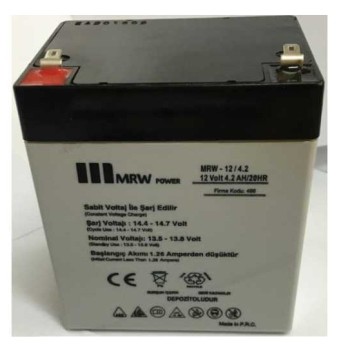 12 Volt 4.2Ah Kuru Bakımsız Akü 