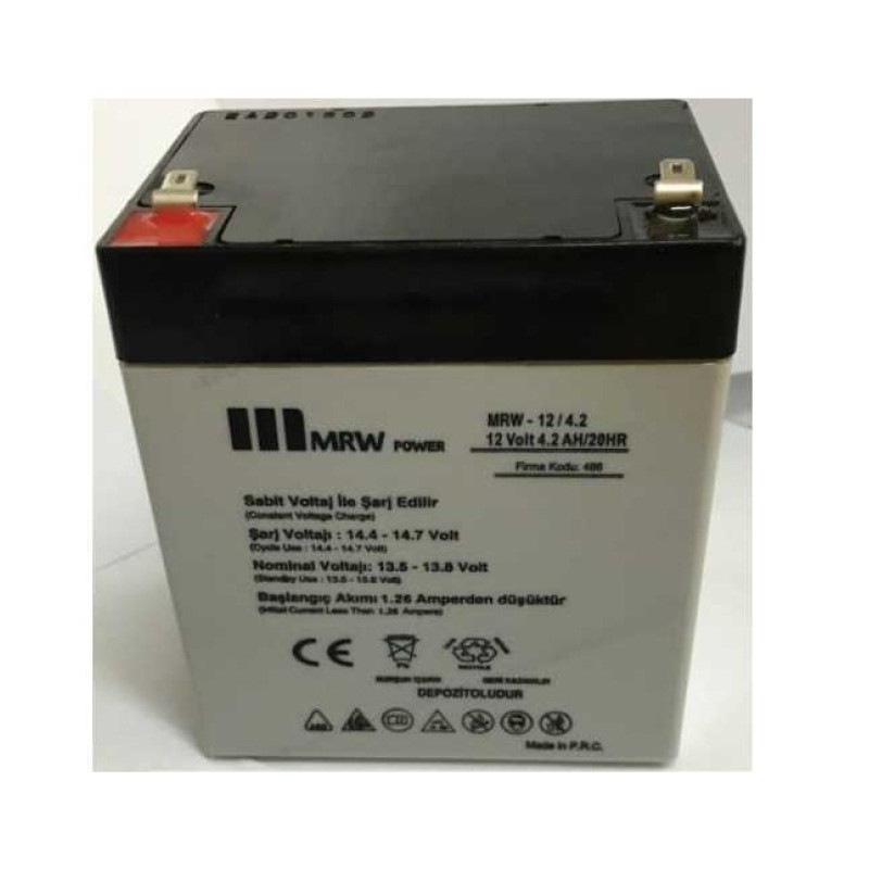 12 Volt 4.2Ah Kuru Bakımsız Akü fiyat teklifi al