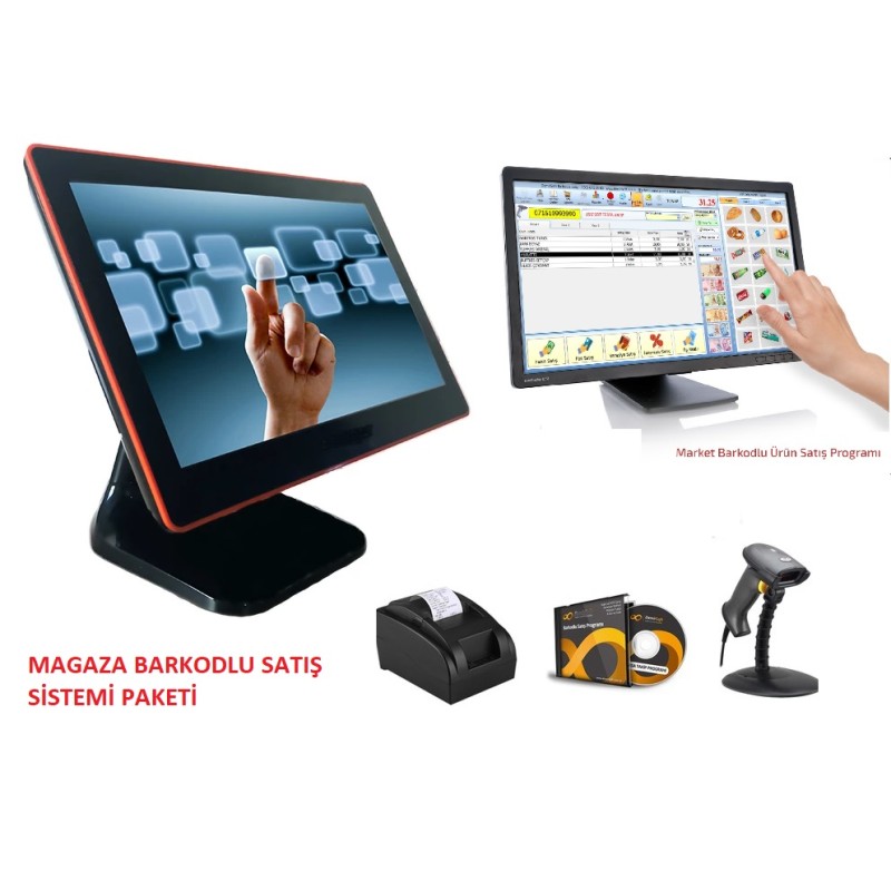 Dokunmatik Ekran Magaza Barkod Sistemi fiyat teklifi al