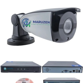 IP Kamera Seti - 1 IP Kamera -10 Kanal NVR - 4 Port POE Switch, 320 GB Disk, Gece Görüşlü (IR)