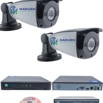 IP Kamera Seti - 2 IP Kamera -10 Kanal NVR - 4 Port POE Switch, 320 GB Disk, Gece Görüşlü (IR)