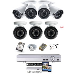 Güvenlik Kamera Sistemi Paketi 7 
