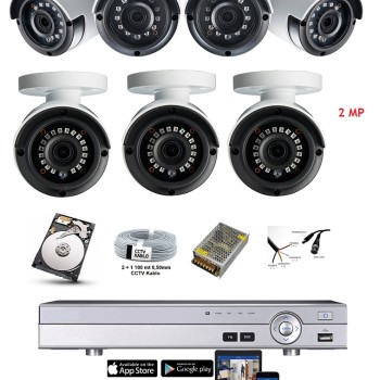 Güvenlik Kamera Sistemi Paketi 7 