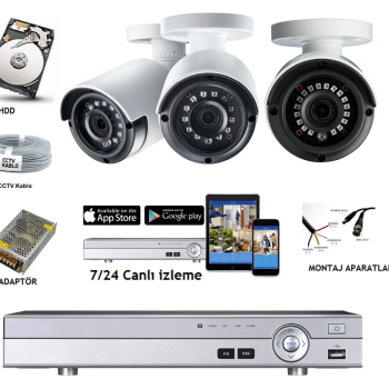 Güvenlik Kamera Sistemi Paketi 13 