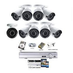 Güvenlik Kamera Sistemi Paketi 10  