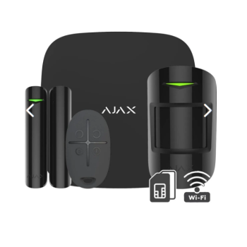 Ajax Hubkit Plus Kablosuz Alarm Seti Wifi / Starterkit Plus Seti Siyah AJAX-HubKit-Plus-Siyah