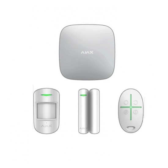 Ajax Hub Kit Starter kit hub Beyaz Kablosuz Alarm Kiti