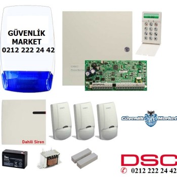 Dsc Kablolu Alarm Sistemi Seti 3+1 