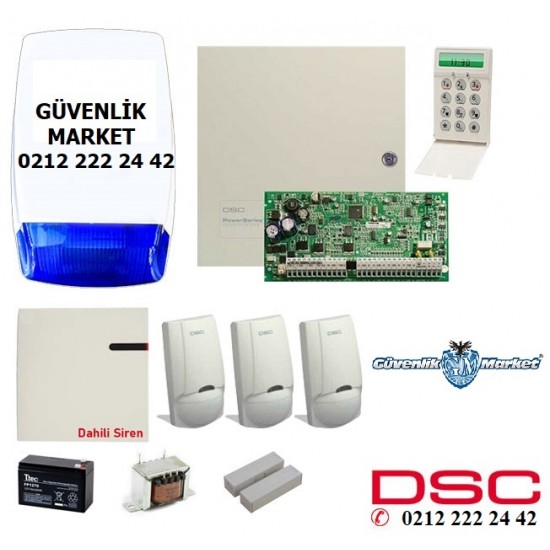 DSC Kablolu Alarm sistemi seti fiyat