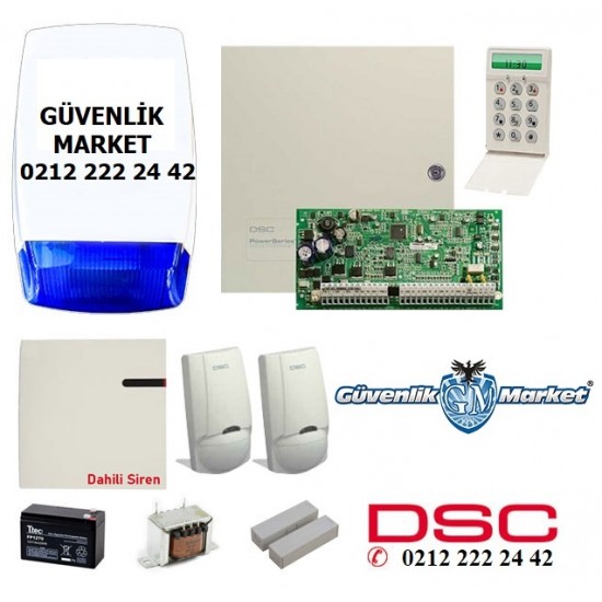 DSC Kablolu Alarm sistemi perpa