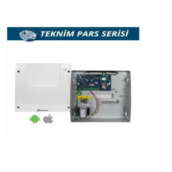 Teknim Tsp-5324 Gsm/Gprs Li̇ 4+4 Zonlu Alarm Paneli̇ Keypad Hari̇c 