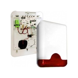 Tekni̇m Vas-741Rx Kirmizi Pencereli̇ Hari̇ci̇ Si̇ren (İç Kapaksiz) 