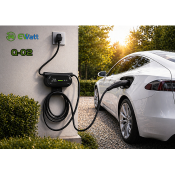 Ewatt Q-02 3.5 kW Taşınabilir Elektrikli Araç Şarj Cihazı Portatif Type 2 Bireysel Kullanım Şarj Cihazı