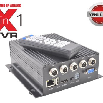 Mobil hibrit dvr 4 kanal ses ve goruntu 