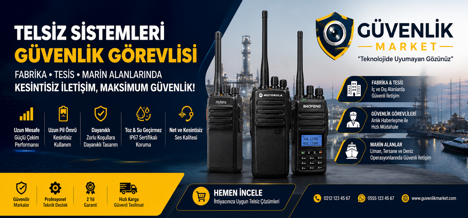 En iyi Telsiz Markaları en iyi fiyatlarla Burada Satılmaktadır.