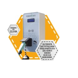 22 Kw Elektrikli Ac Araç Şarj İstasyonu 