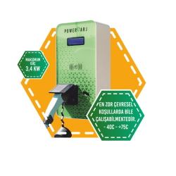 3.4 Kw Basic Model Ac Şarj İstasyonu 