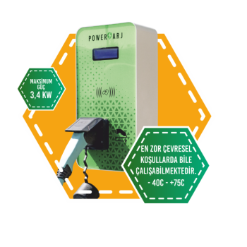 3.4 Kw Basic Model Ac Şarj İstasyonu 