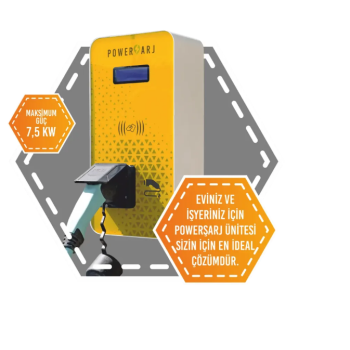 7.5 Kw Elektrikli Ac Araç Şarj İstasyonu 