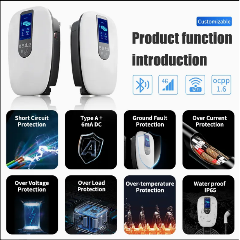 11 kW Duvar Tipi Trifaze Elektrikli Araç Şarj Cihazı fiyat teklifi al