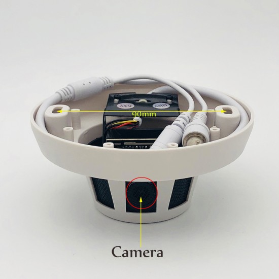 duman dedektörü Görünümlü Mini kamera AHD 2MP kamera HD CCTV Analog yüksek çözünürlüklü 1080P AHD Video kayıt kamerasi