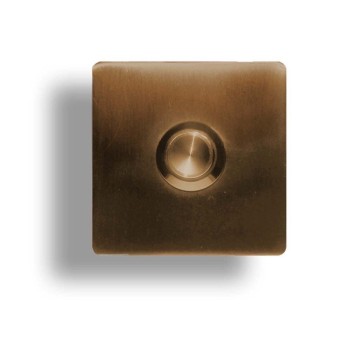 Gold Rose Paslanmaz Tek Kontak Zil Butonu 