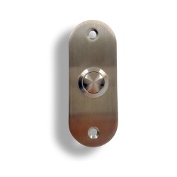 Paslanmaz Tek Kontak Zil Butonu 