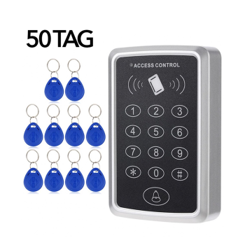 Şifreli Ve Göster Geç Kapı Kilit Açma Sistemi + 50 Adet Proximity Anahtarlık Ile Birlikte 