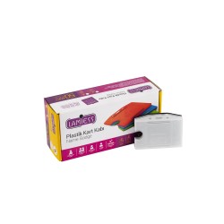 Lamiess  Lms 214 Yatay Plastik Kart Kabı Şeffaf 50'Li