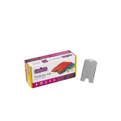 Lamiess  Lms 217 Dikey Plastik Kart Kabı Gri 50'Li