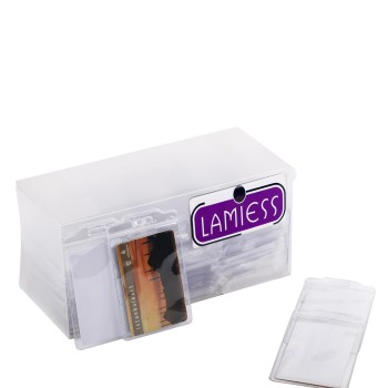 Lamiess  Lms 204 Dikey Pvc Standart Kart Poşeti Şeffaf 100'Lü
