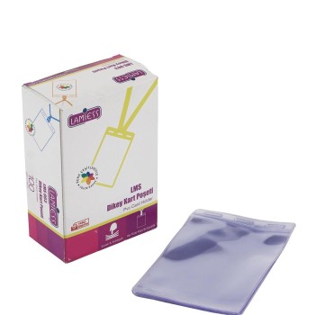 Lamiess Lms 010 Dikey Pvc Kart Poşeti 80X100 Mm 100'Lü