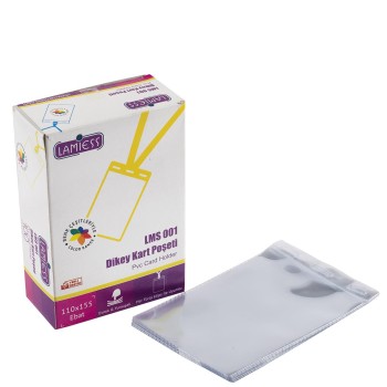 Lamiess Lms 001 Dikey Pvc Sert Kart Poşeti 110X155 100'Lü