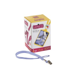 Lamiess Kart Askı İpi M.Maşalı Klipsli Lila 50'Li