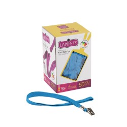 Lamiess Kart Askı İpi M.Maşalı Klipsli Mavi 50'Li