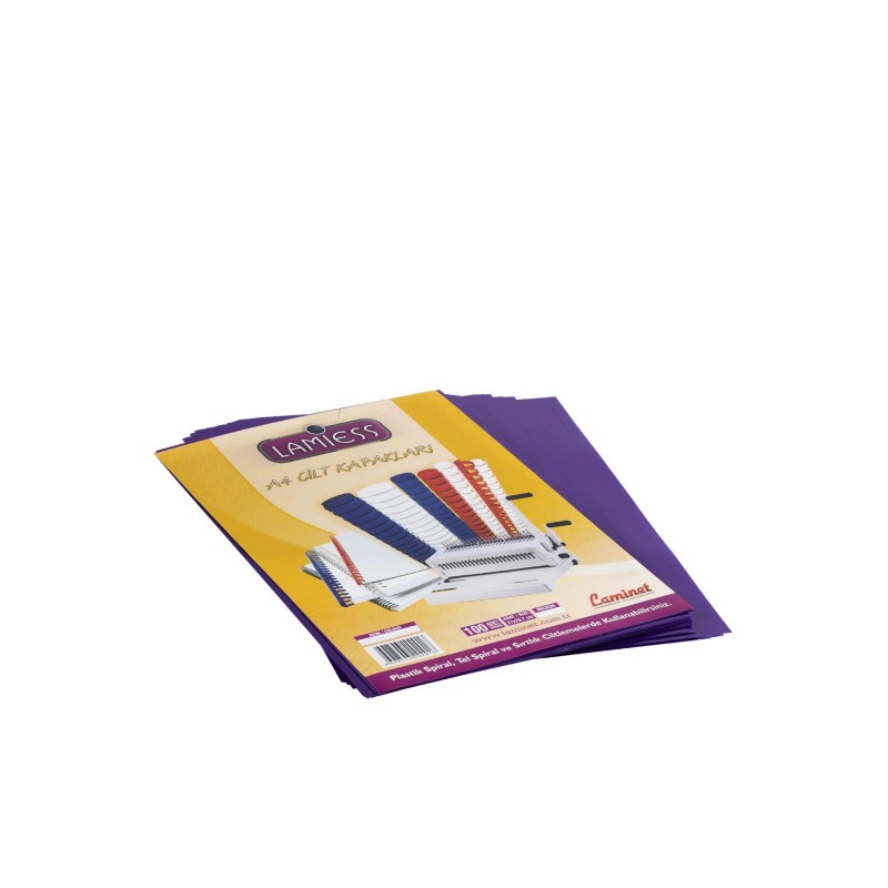 Lamiess  A-4 300 Mıc.Pp Cilt Kapağı Mor 100 'Lü fiyat teklifi al