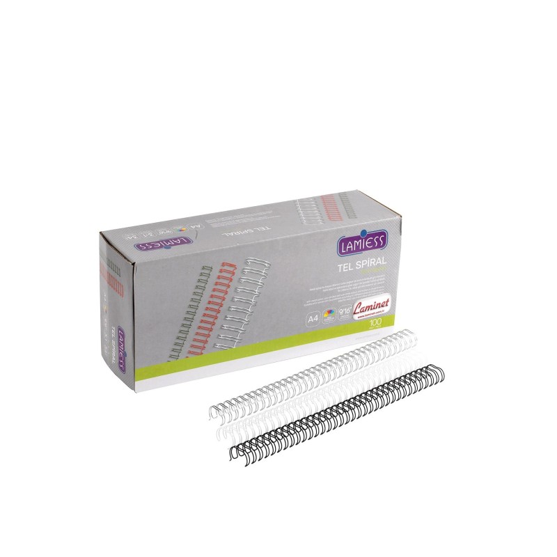 Lamiess  3:1 - 1/2 Tel Spiral Siyah 100'Lü fiyat teklifi al