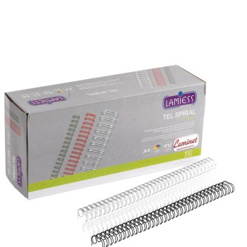 Lamiess  2:1 - 7/8 Tel Spiral Beyaz 50'Li