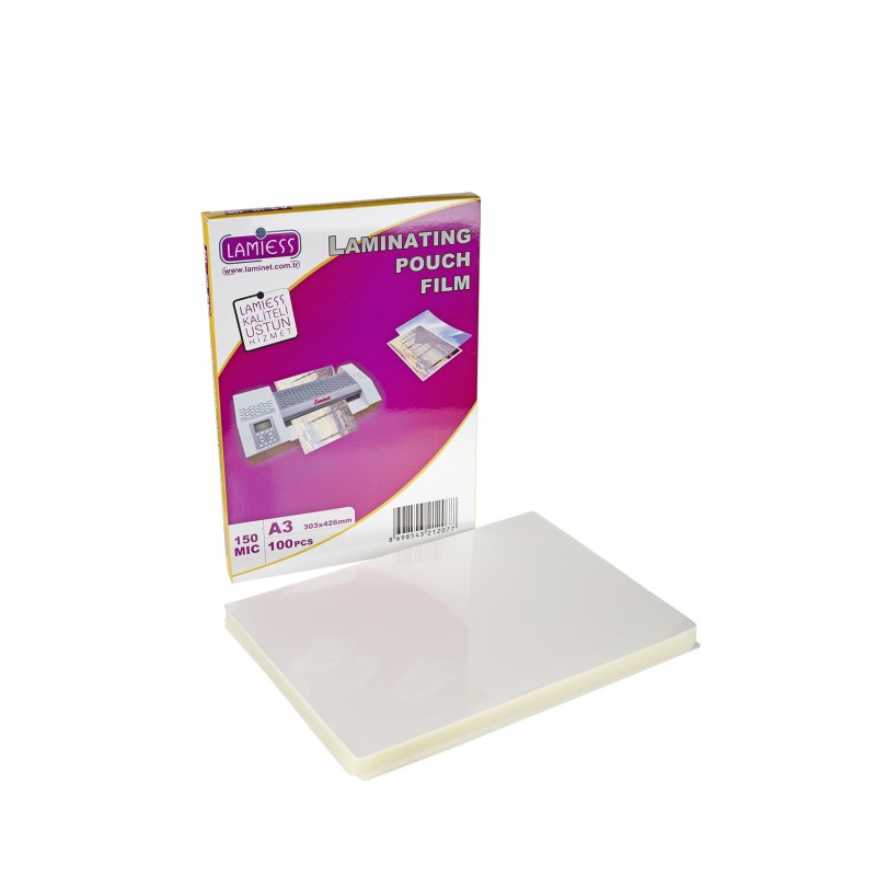 Lamiess  A-3 150 Mıc.Polyester Laminasyon Filmi 100'Lü fiyat teklifi al