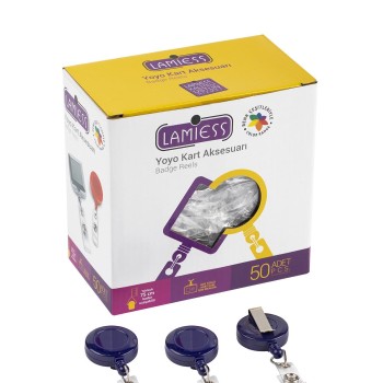 Lamiess Lms 351 Yuvarlak Yoyo Lacivert  50'Li