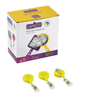 Lamiess Lms 351 Yuvarlak Yoyo Sarı  50'Li